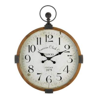 VINTAGE INDUSTRIAL WALL CLOCK Default Title