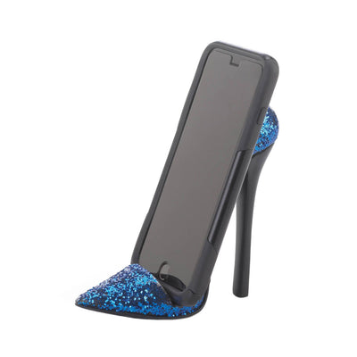 SPARKLE BLUE SHOE PHONE HOLDER Default Title