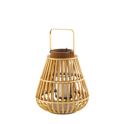 SMALL SLAT WOOD LANTERN Default Title