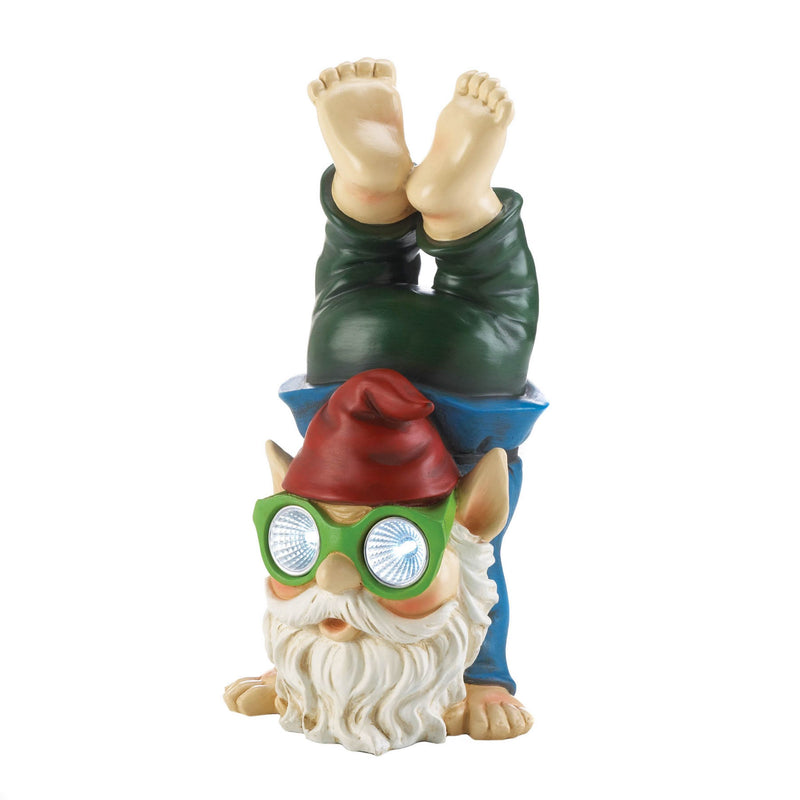 HANDSTAND SOLAR GNOME FIGURINE Default Title