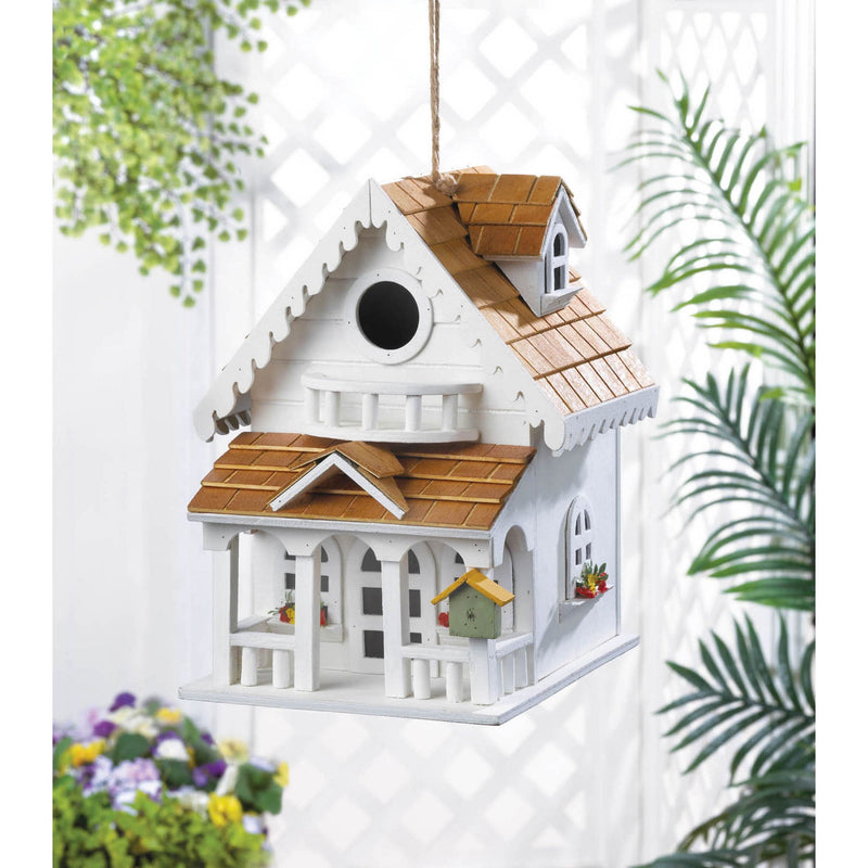 TWO STORY HAPPY HOME BIRDHOUSE Default Title