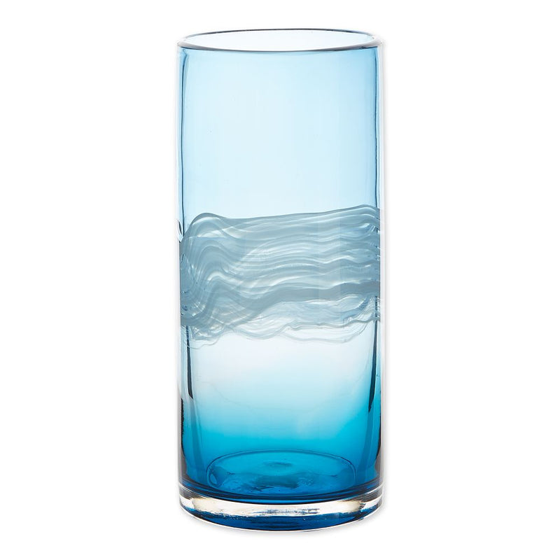 OCEAN WATERS GLASS VASE Default Title