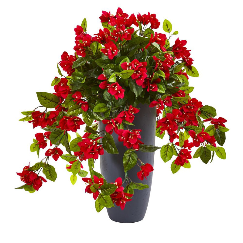 26” Bougainvillea Artificial Plant in Planter UV Resistant (Indoor/Outdoor) Default Title