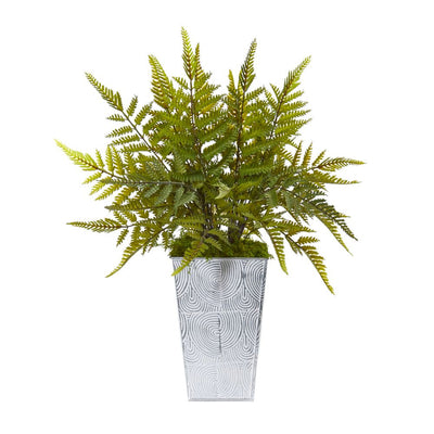 15” Fern Artificial Plant in Planter Default Title