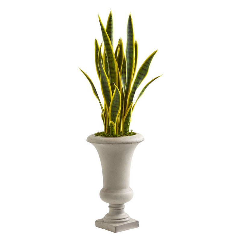 3’ Sansevieria Artificial Plant in Urn Default Title