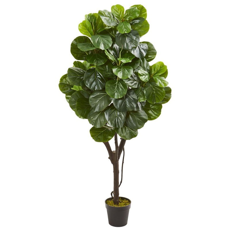 5’ Fiddle Leaf Fig Artificial Tree Default Title