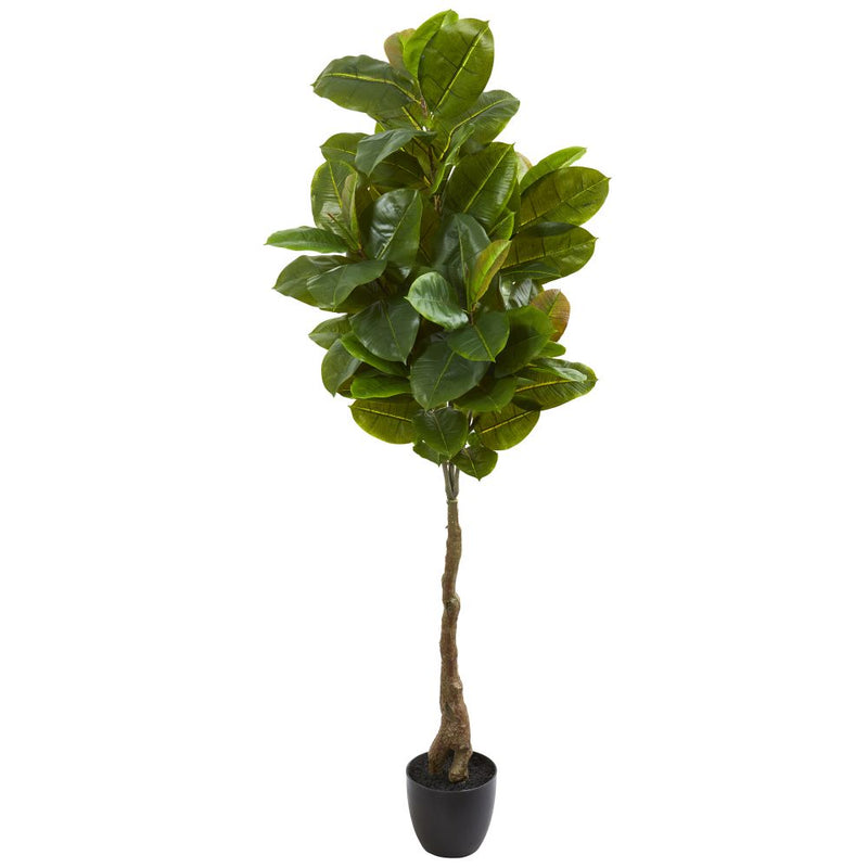 65” Rubber Leaf Artificial Tree (Real Touch) Default Title