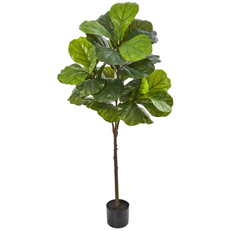 54” Fiddle Leaf Artificial Tree (Real Touch) Default Title