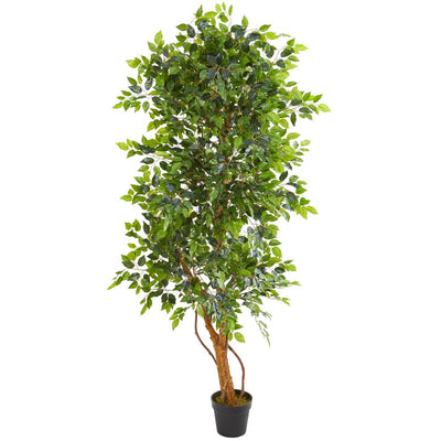 6’ Elegant Ficus Artificial Tree Default Title