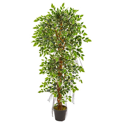 5’ Elegant Ficus Artificial Tree Default Title