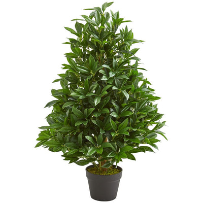 3’ Bay Leaf Artificial Topiary Tree UV Resistant (Indoor/Outdoor) Default Title