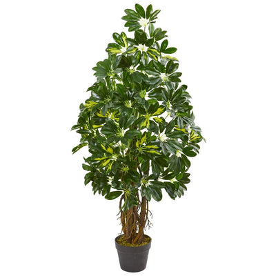 4’ Schefflera Artificial Tree Default Title