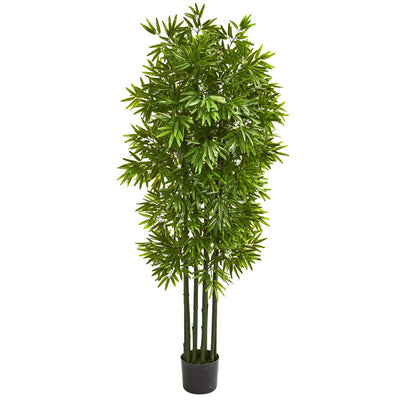 64” Bamboo Artificial Tree with Green Trunks UV Resistant (Indoor/Outdoor) Default Title