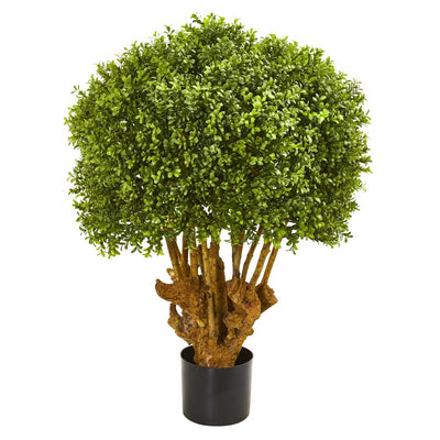 3' Boxwood Artificial Topiary Tree Default Title