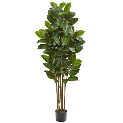 58” Rubber Leaf Artificial Tree Default Title