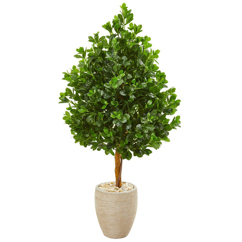 59” Evergreen Artificial Tree in Sand Finished Planter Default Title