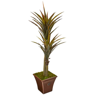 61” Yucca Artificial Tree in Planter Default Title