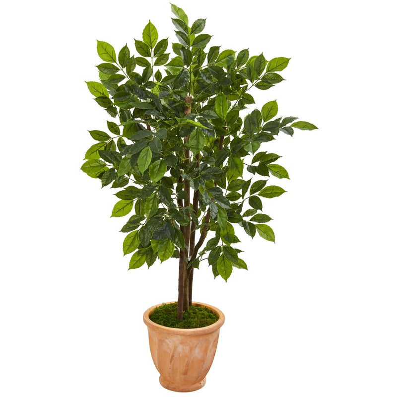 53” River Birch Artificial Tree in Terra Cotta Planter Default Title