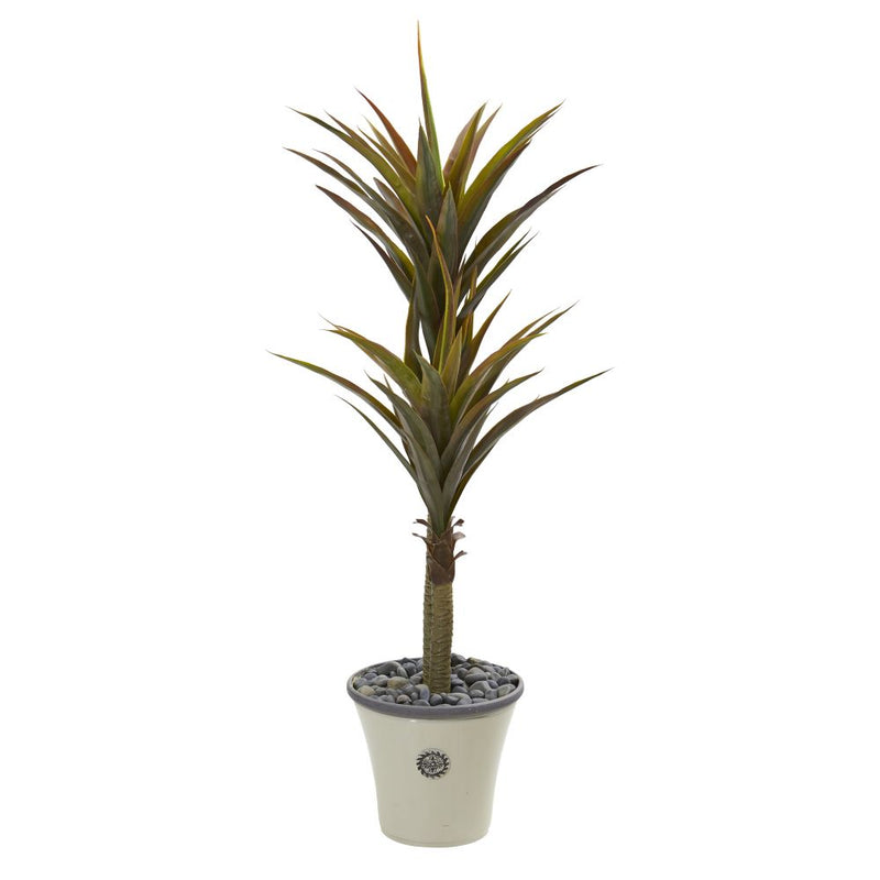 62” Yucca Artificial Tree in Decorative Planter Default Title