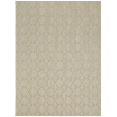 7.5-ft x 9.5-ft Tan Area Rug - Made in USA