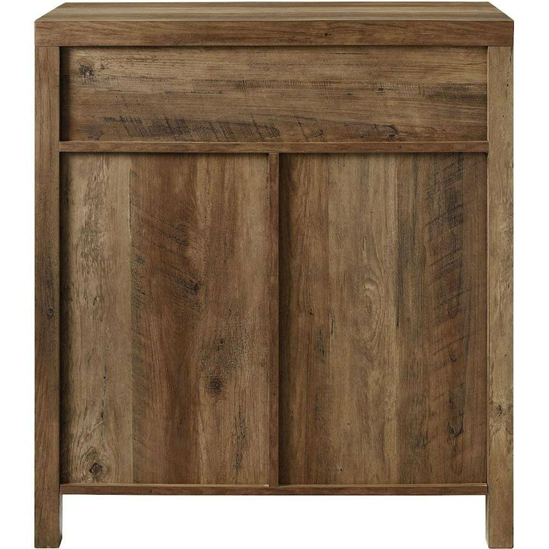 Rustic Farmhouse Barn Door Accent Storage Cabinet Reclaimed Barnwood