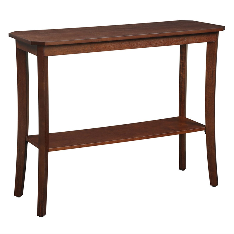 Mahogany 2 Tier Console Table