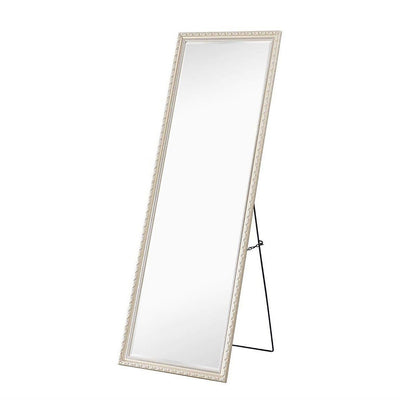 Champagne Full Length 65 x 22 Ornamental Filigree Floor Mirror