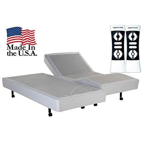 Split King Heavy Duty Adjustable Bed Base with Wall-hugger Design