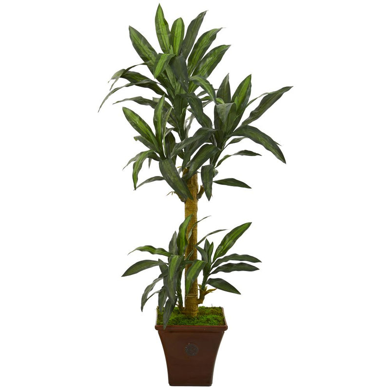 5’ Yucca Artificial Plant in Brown Planter Default Title