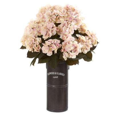 27” Hydrangea Artificial Plant in Decorative Planter Default Title