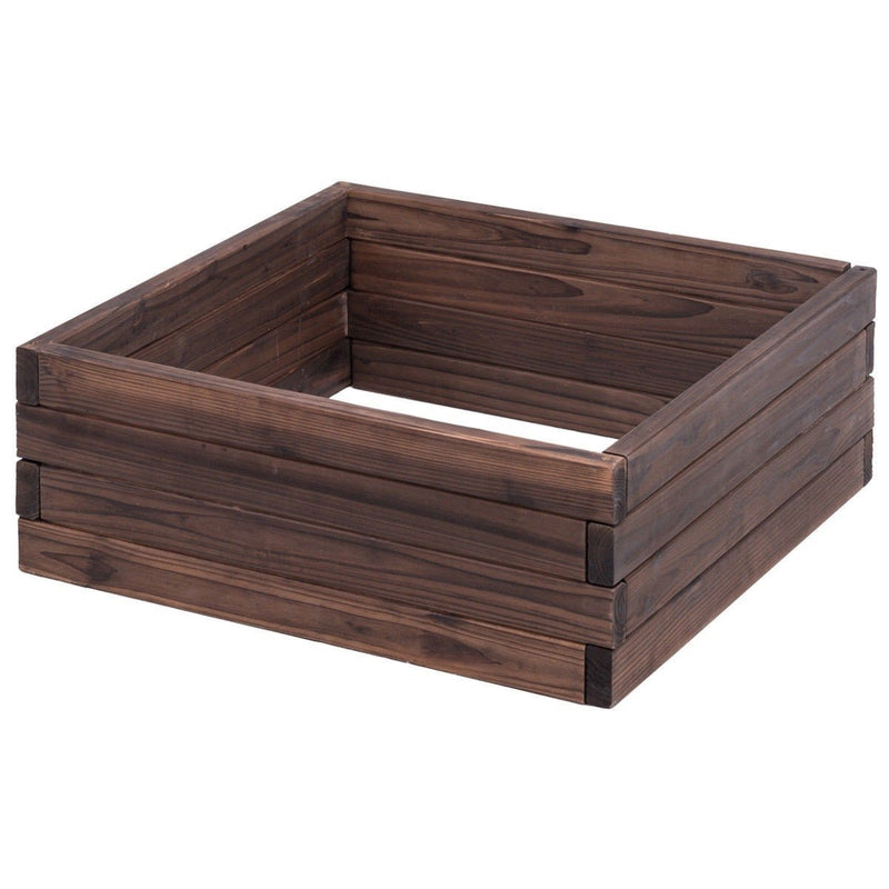 Solid Fir Wood 2 ft x 2 ft Raised Garden Bed Planter