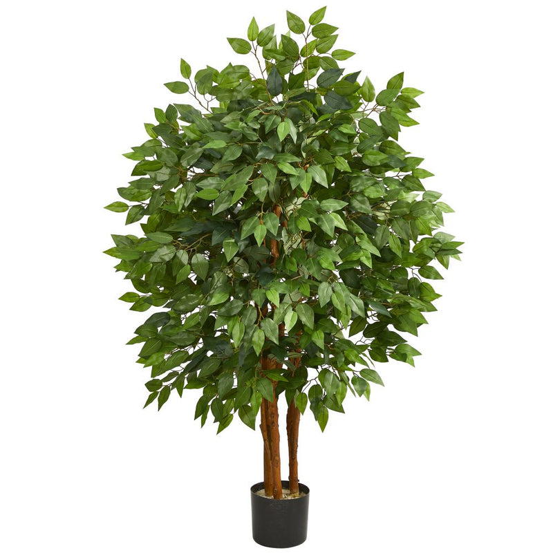 4’ Super Deluxe Artificial Ficus Tree Default Title