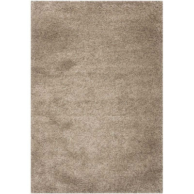 8' x 10' Hand-Tufted Plush Taupe Area Rug