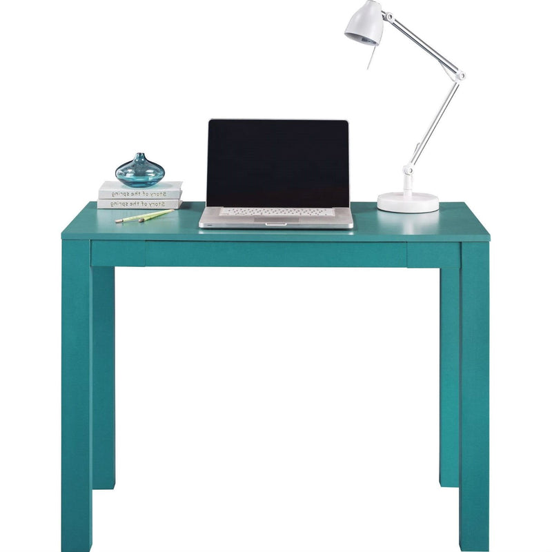 Teal Green Home Office Laptop Desk Writing Table with Drawer