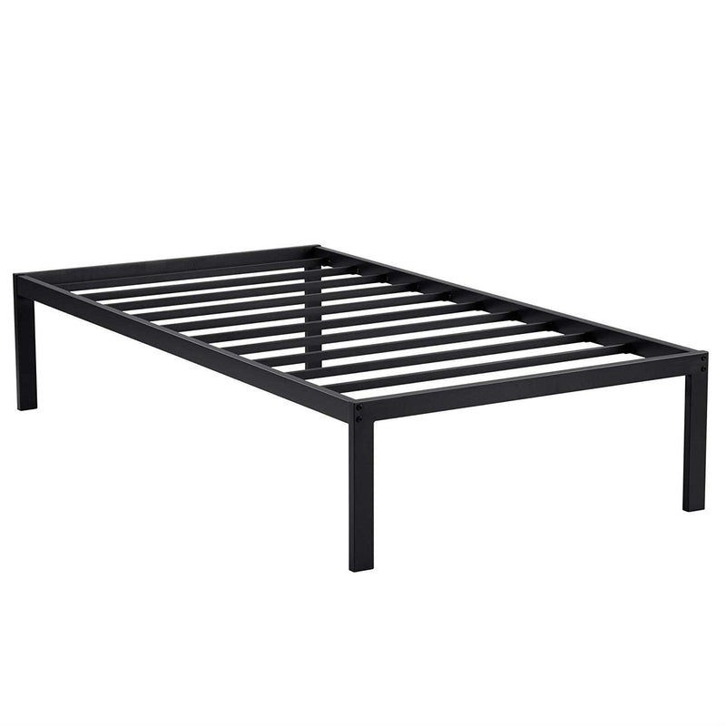 Twin size 16-inch High Heavy Duty Metal Platform Bed Frame