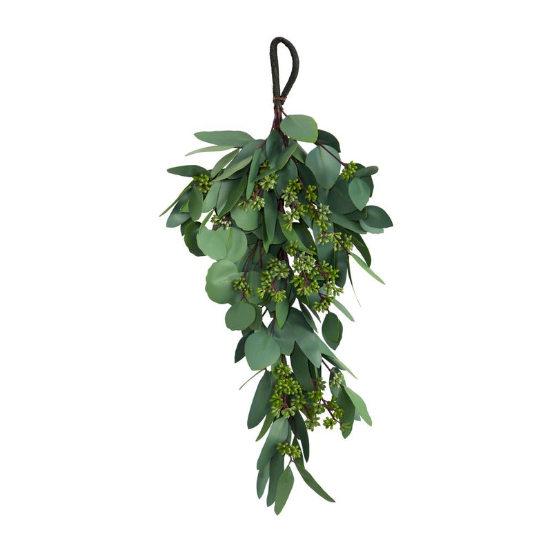 22” Eucalyptus and Berry Artificial Teardrop Default Title