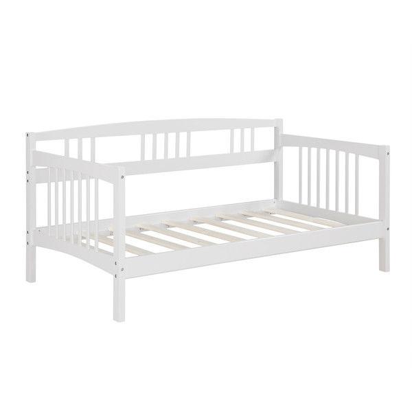 Twin size Daybed in White Wood Finish - Trundle Sold Separately